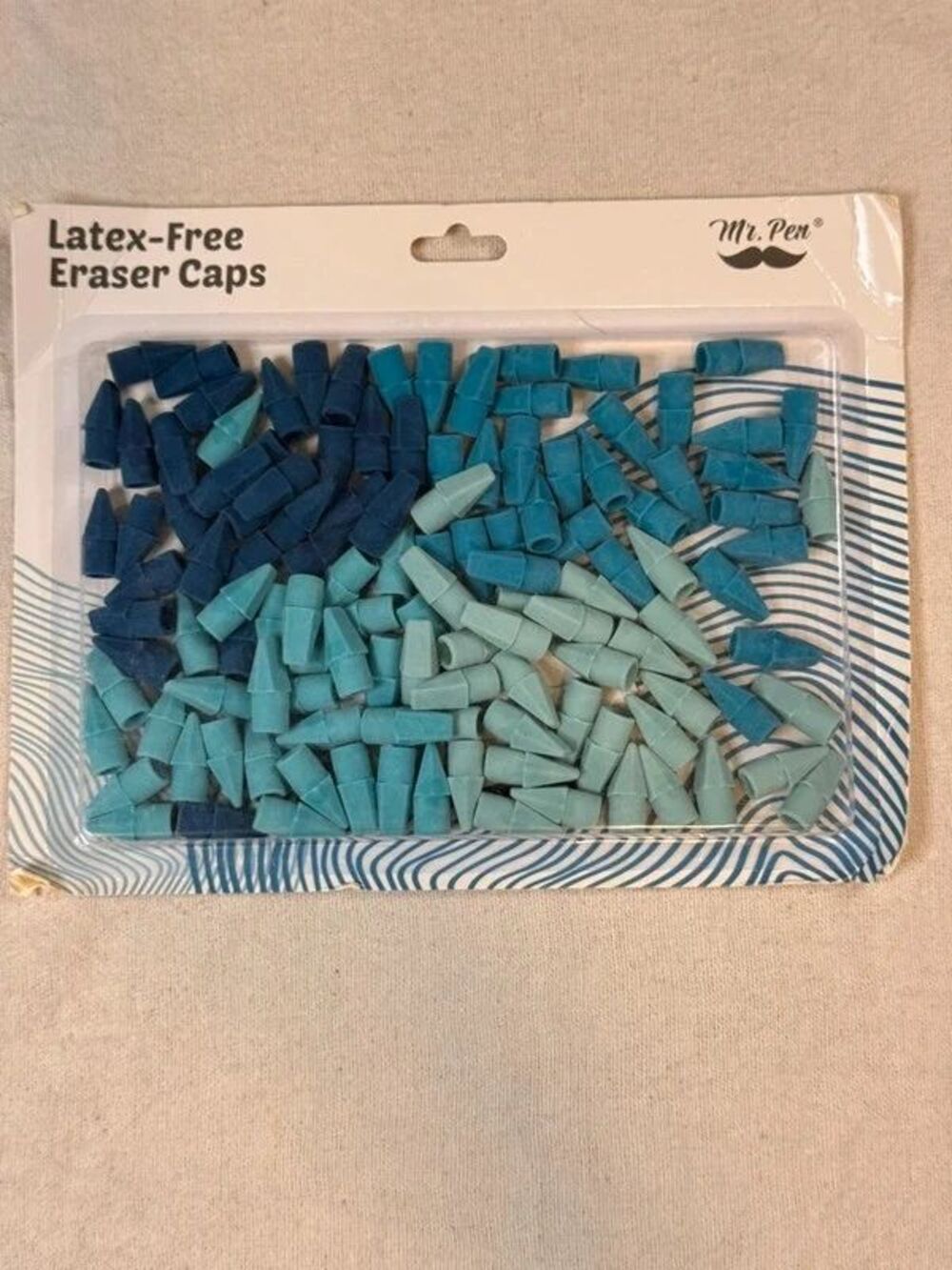 Latex free eraser caps